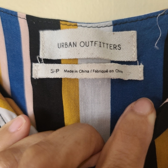 Urban Outfitters Multicolor Striped Romper Size Small - Picture 3 of 4